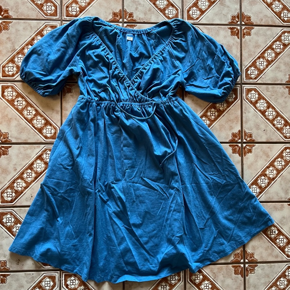 Blue Maternity Dress